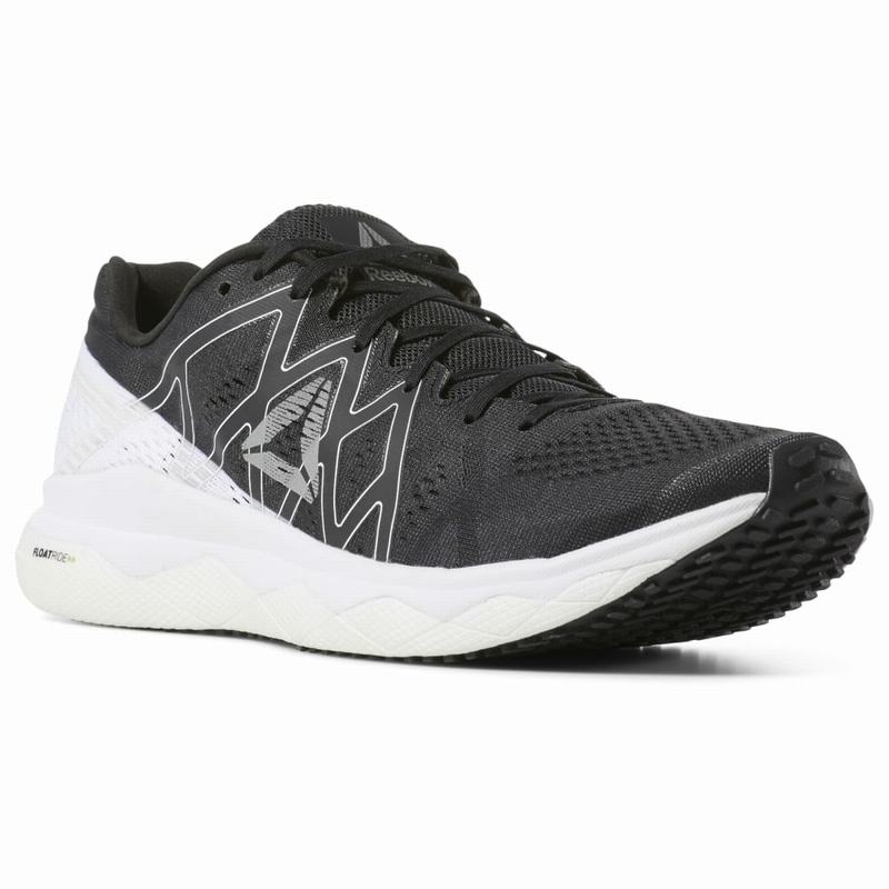 Adidasi Alergare Reebok Floatride Run Fast Barbati Negrii/Albi/Argintii Romania HC9092DA